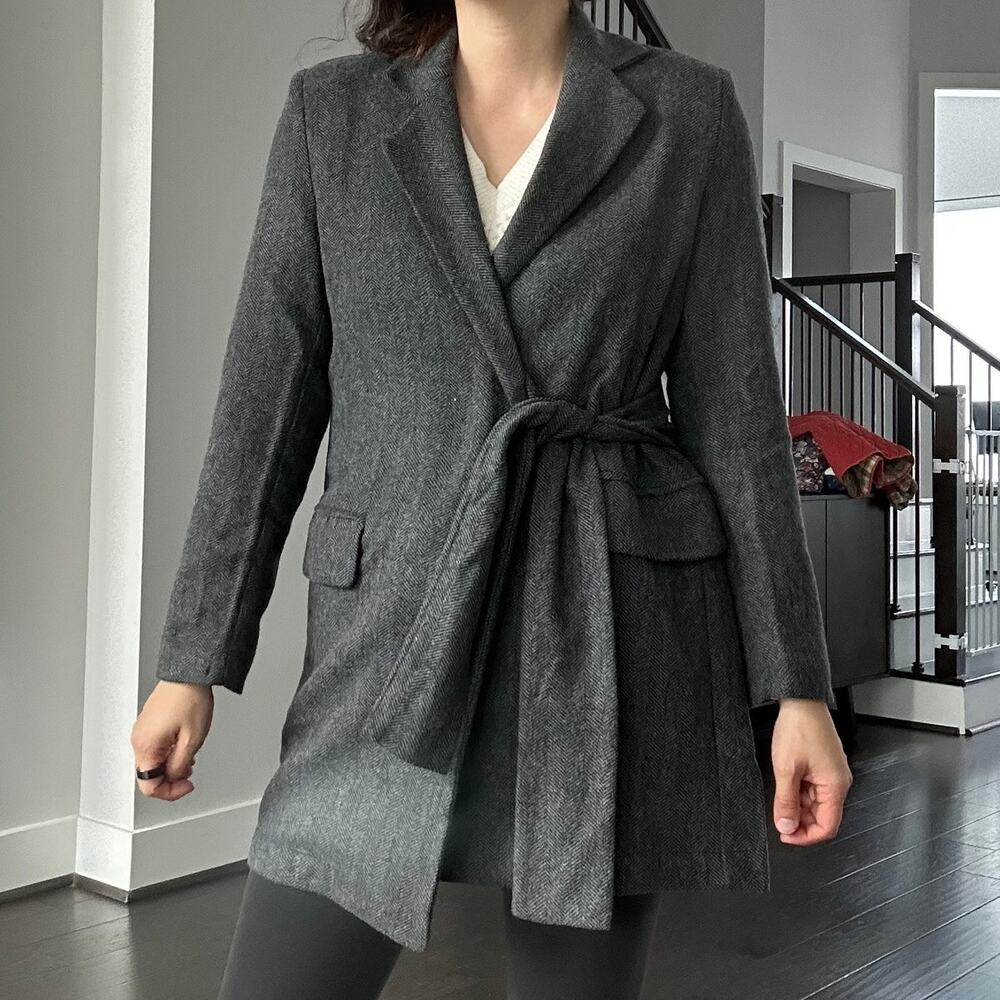 Thakoon Wool blend herringbone coat